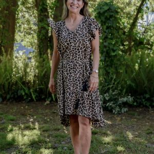 Vestido animal print