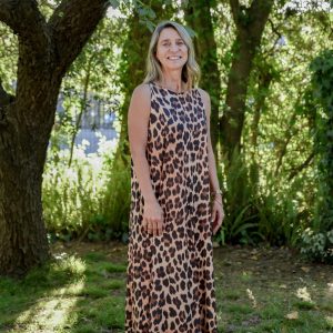 Vestido animal print cheeta/tigre/leopardo